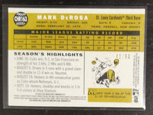 Load image into Gallery viewer, 2009 Topps Heritage Chrome Mark Derosa Black Refractor SSP 43/60 CHR163
