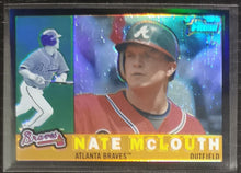 Load image into Gallery viewer, 2009 Topps Heritage Chrome Nate McLouth Black Refractor SSP 50/60 CHR166
