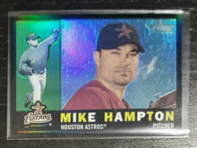 Load image into Gallery viewer, 2009 Topps Heritage Chrome Mike Hampton Black Refractor SSP 03/60 CHR122
