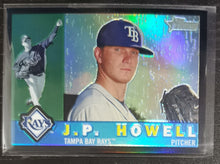 Load image into Gallery viewer, 2009 Topps Heritage Chrome J.P. Howell Black Refractor SSP 15/60 CHR117
