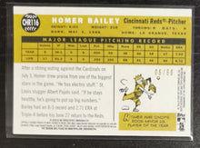 Load image into Gallery viewer, 2009 Topps Heritage Chrome Homer Bailey Black Refractor SSP 06/60 CHR116
