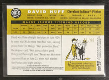 Load image into Gallery viewer, 2009 Topps Heritage Chrome David Huff Black Refractor SSP 51/60 CHR133
