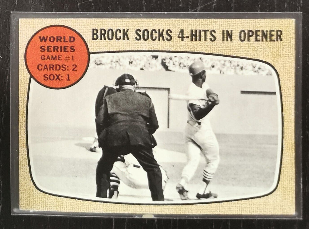 1968 O-Pee Chee OPC World Series Brock #151