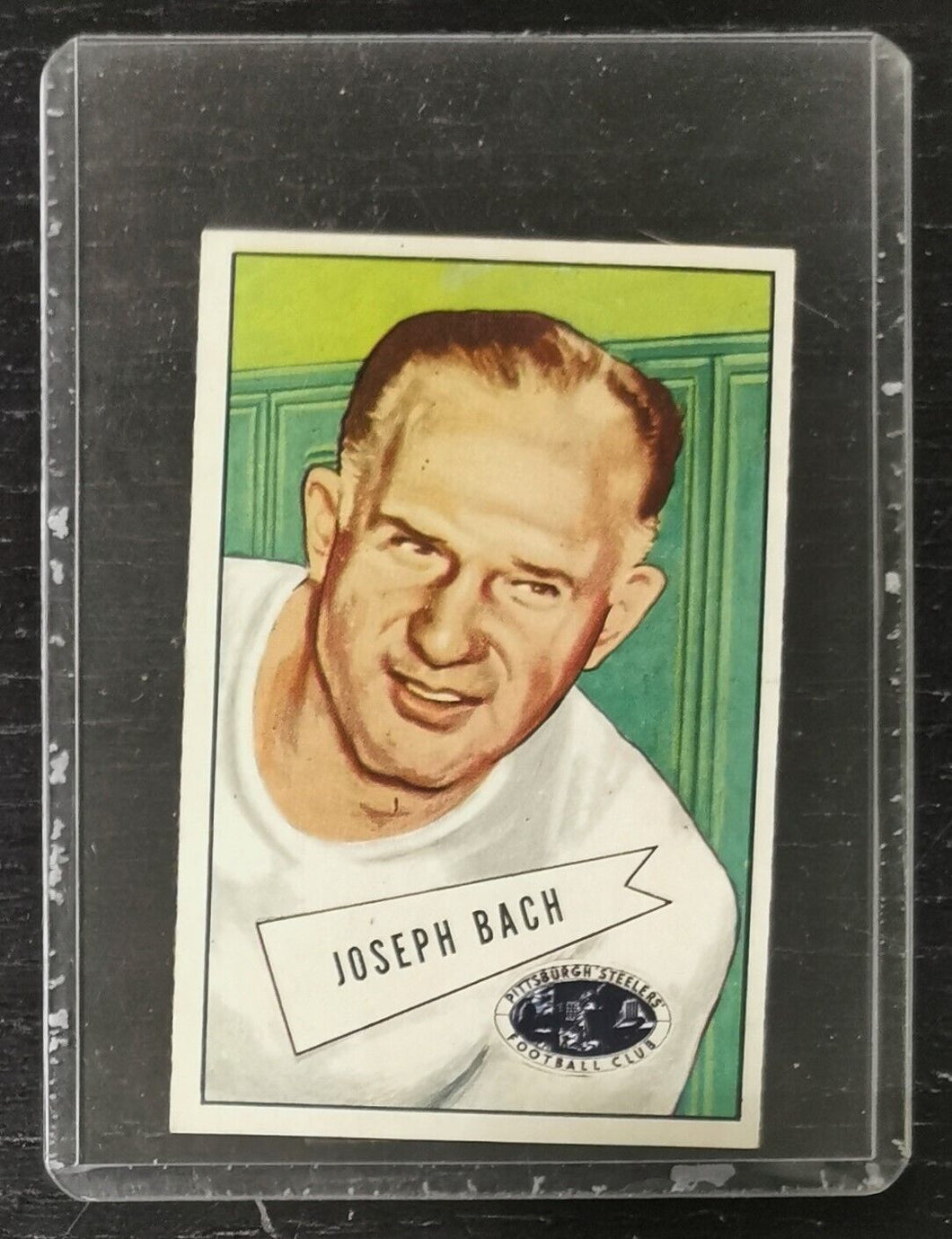 1952 Bowman Joseph Bach Football Card #53