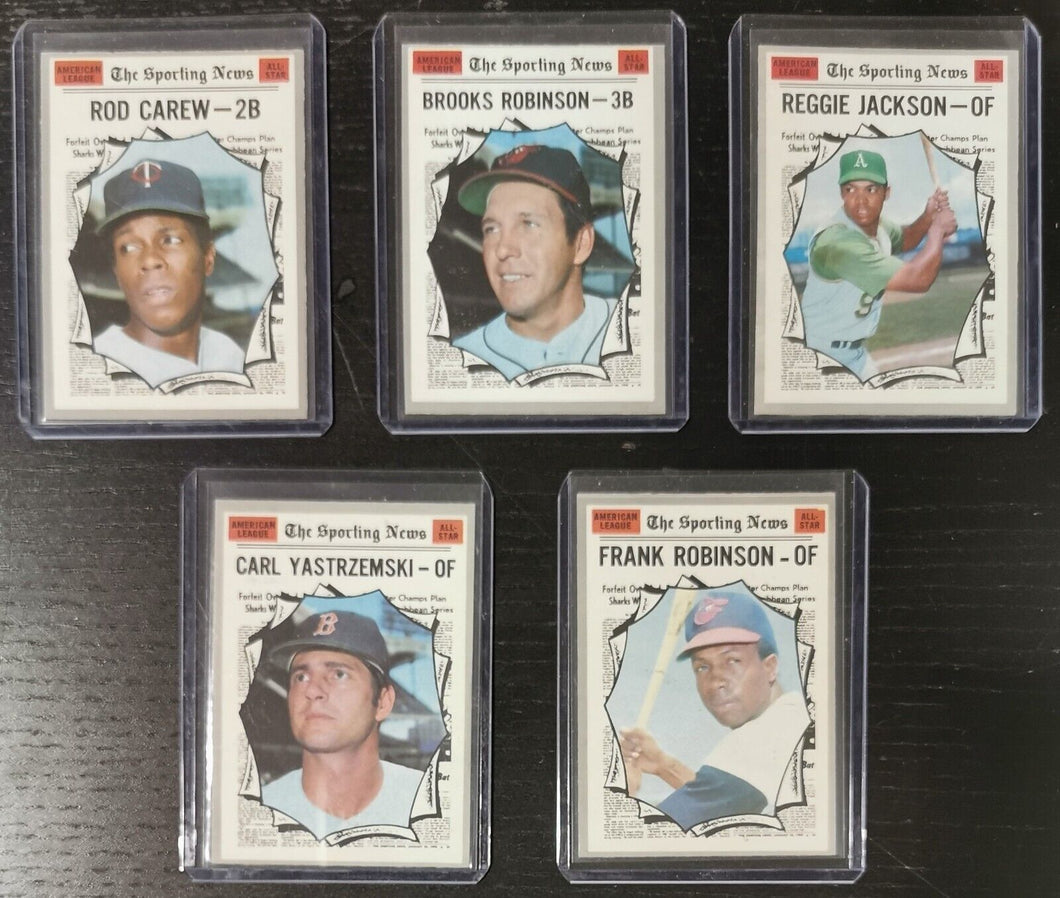 1970 Topps Lot of 5 Baseball Cards #453 #455 #459 #463 #461