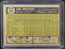 Load image into Gallery viewer, 1961 Topps Jim Archer Baseball Card #552
