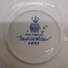 Load image into Gallery viewer, Booths Real Old Willow 5.9&quot; Saucer - Made in England - Backstamp
