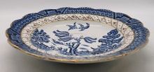 Load image into Gallery viewer, Booths Real Old Willow 6.3&quot; Saucer - Made in England - Backstamp

