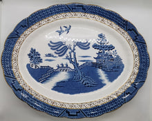 Load image into Gallery viewer, Booths Real Old Willow 14&quot; Oval Plate - Made in England
