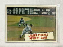 Load image into Gallery viewer, 1961 Topps #402 - Baseball Thrills Don Larsen
