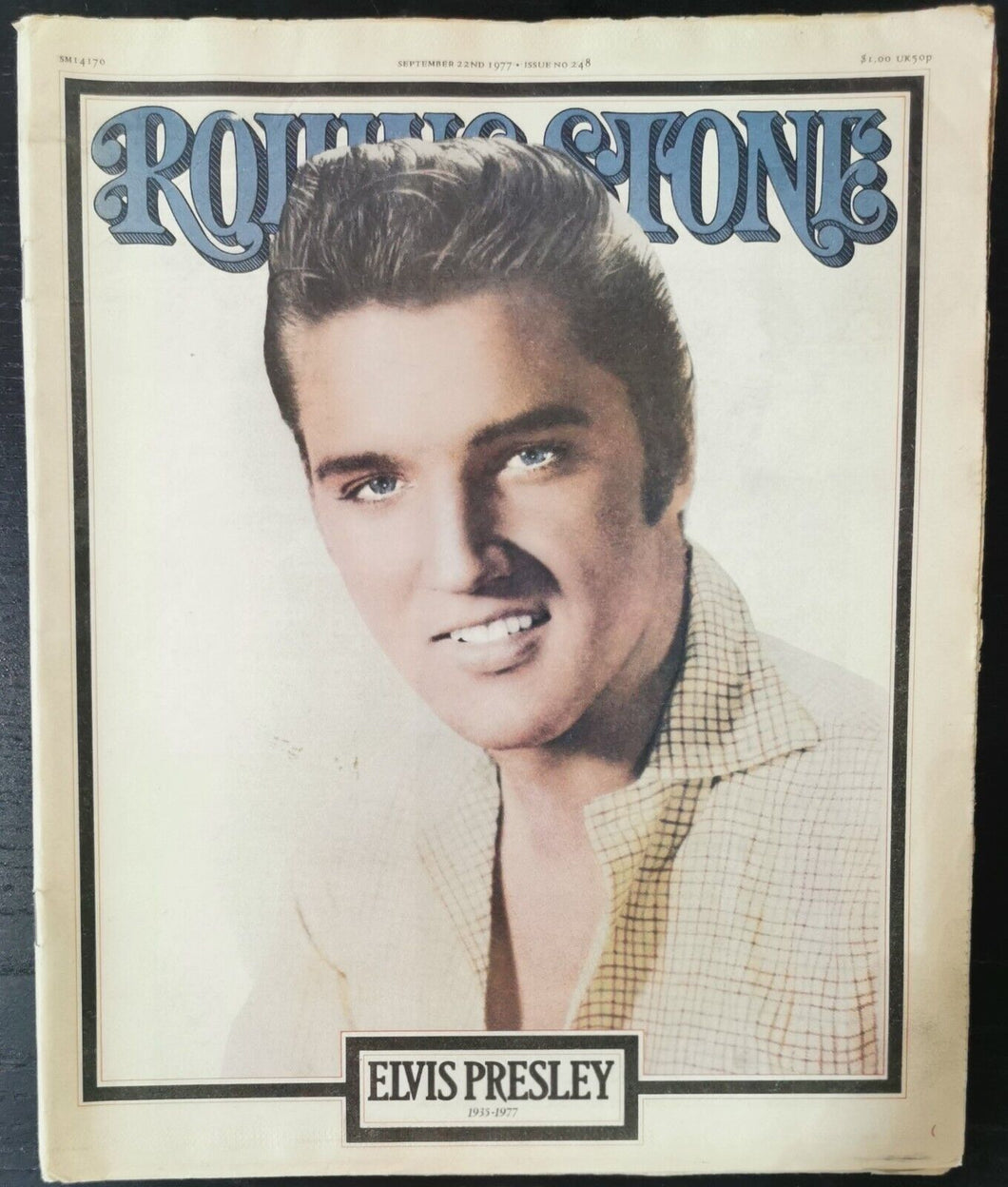 Rolling Stone Magazine Issued 1977 September 22 - Elvis Presley 1935-1977