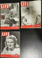Load image into Gallery viewer, Life Magazine Issued 1945 April 30, Sept 17, Nov 12
