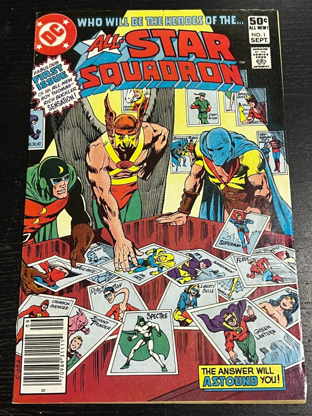 DC's All-Star Squadron #1 Comic Book (Fabulous First Issue, Newsstand Edition)