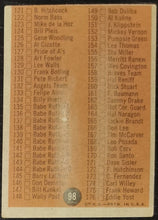 Load image into Gallery viewer, 1962 Topps Checklist 2nd Series #98 Baseball Card VG-EX
