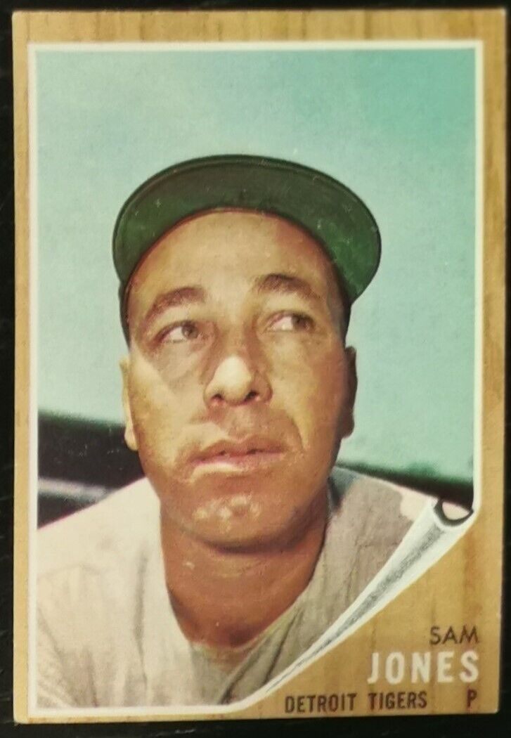 1962 Topps Sam Jones #92 Baseball Card EX