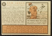 Load image into Gallery viewer, 1962 Topps Sam Jones #92 Baseball Card EX
