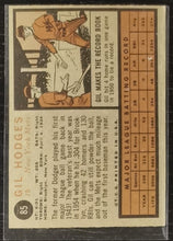Load image into Gallery viewer, 1962 Topps Gil Hodges #85 Baseball Card EX
