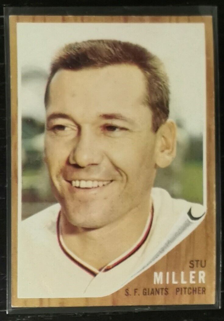 1962 Topps Stu Miller #155 Baseball Card VG-EX