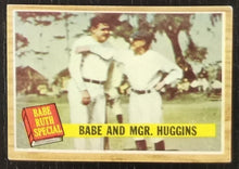 Load image into Gallery viewer, 1962 Topps Babe And Mgr. Huggins #137 Baseball Card VG-EX
