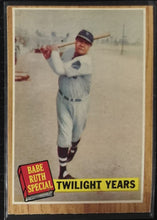 Load image into Gallery viewer, 1962 Topps Babe&#39;s Twilight Years #141 Baseball Card VG-EX
