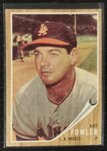 Load image into Gallery viewer, 1962 Topps Art Fowler #128 Baseball Card VG-EX
