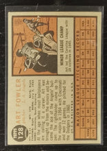 Load image into Gallery viewer, 1962 Topps Art Fowler #128 Baseball Card VG-EX
