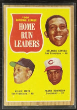 Load image into Gallery viewer, 1962 Topps Home Run Leaders #54 Baseball Card VG-EX
