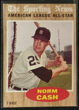 Load image into Gallery viewer, 1962 Topps Norm Cash #466 Baseball Card VG-EX
