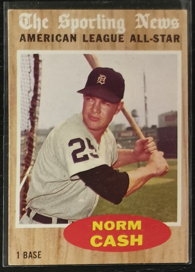 1962 Topps Norm Cash #466 Baseball Card VG-EX