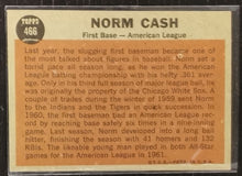 Load image into Gallery viewer, 1962 Topps Norm Cash #466 Baseball Card VG-EX
