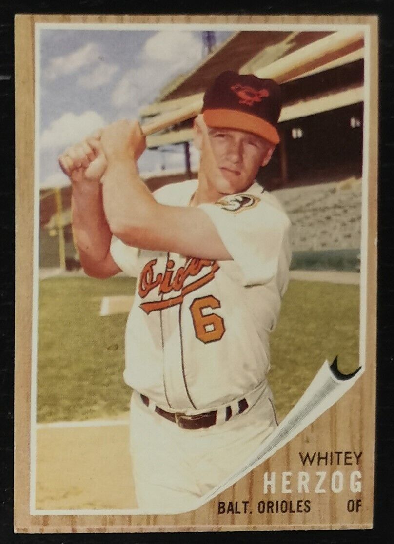 1962 Topps Whitey Herzos #513 Baseball Card VG-EX