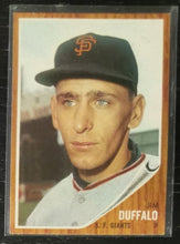 Load image into Gallery viewer, 1962 Topps Jim Duffalo #115 Baseball Card VG-EX
