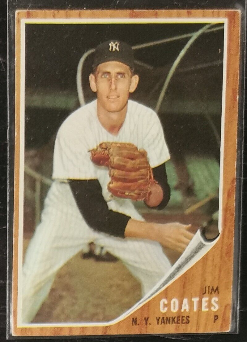 1962 Topps Jim Coates #553 Baseball Card VG-EX