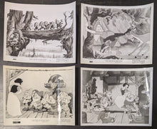 Load image into Gallery viewer, Snow White and the Seven Dwarfs Original Still 8x10 Walt Disney 1970 Release x 4
