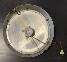 Load image into Gallery viewer, Vintage Westclox Electric Wall Clock 15” Metal Glass Dome School Clock
