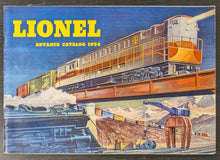 Load image into Gallery viewer, LIONEL Advance Catalog 1954
