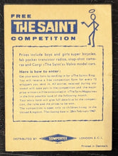 Load image into Gallery viewer, 1966 Roger Moore The Saint San Portex Card #47 in a series of 72
