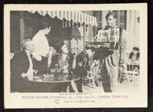 Load image into Gallery viewer, 1966 Roger Moore The Saint San Portex Card #36 in a series of 72
