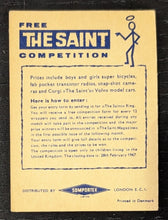 Load image into Gallery viewer, 1966 Roger Moore The Saint San Portex Card #36 in a series of 72
