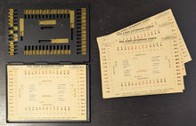 Load image into Gallery viewer, 1950s Auto Bridge Pocket Model Vintage Bridge Game With Manual
