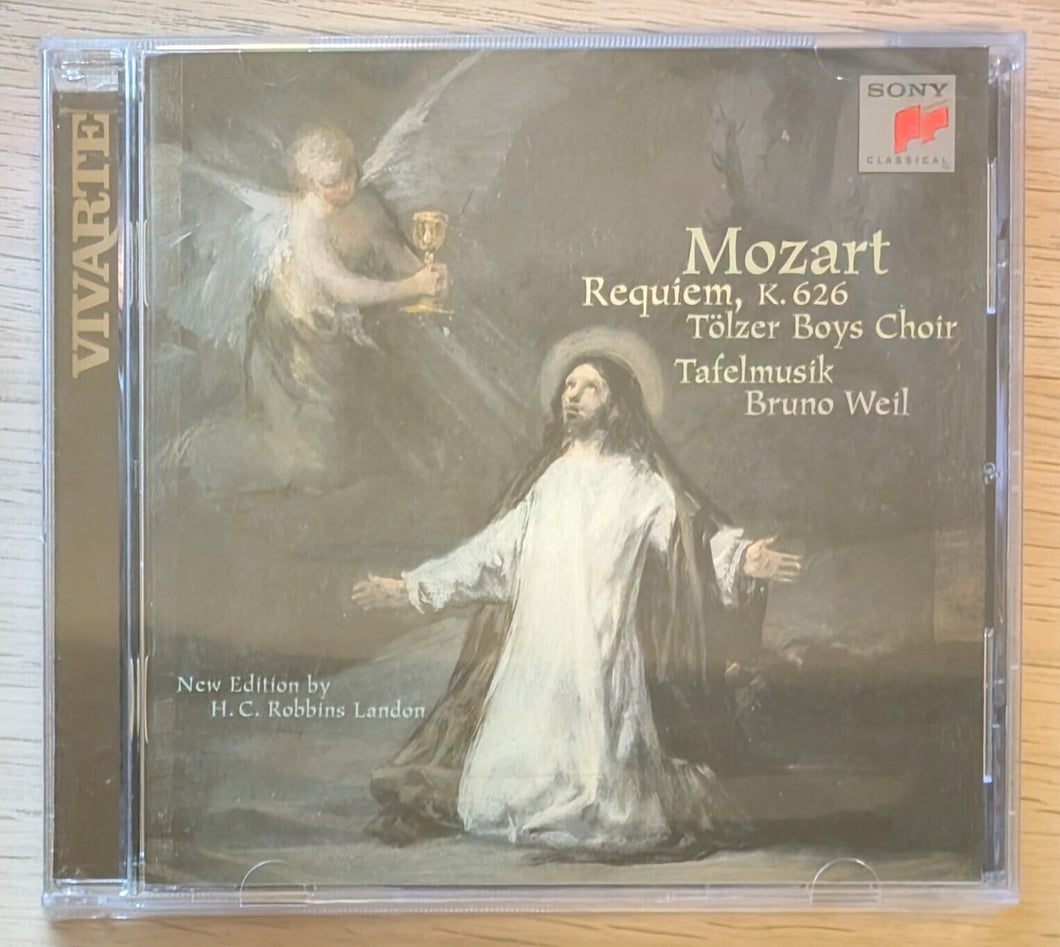 MOZART: Requiem K.626 CD Tolzer Boys Choir, Tafelmusik, Bruno Weil (2000) SEALED