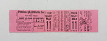 Load image into Gallery viewer, 1967 Pittsburgh Pirates Rain Check Full Mint Baseball Ticket
