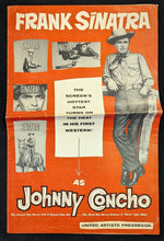 Load image into Gallery viewer, 1956 Frank Sinatra Johnny Concho PUA Press Book
