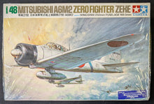 Load image into Gallery viewer, TAMIYA 61016 - 1:48 Mitsubishi A6M2 Zero Fighter (Zeke) Model Kit
