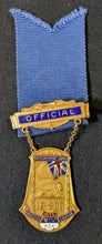 Load image into Gallery viewer, 1930 British Empire Games Official&#39;s Badge and Australia&#39;s Performance

