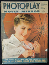 Load image into Gallery viewer, Photoplay combined Movie Mirror vintage Magazine April 1942 Joan Fontaine
