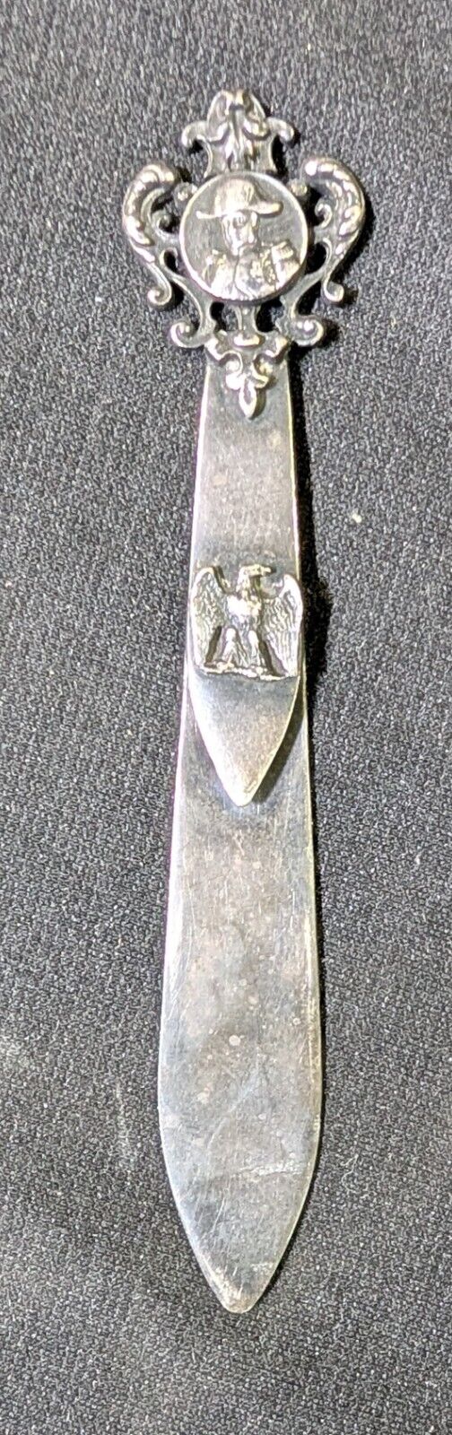 Vintage Napoleon Bonaparte Metal Bookmark Page Turner
