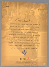 Load image into Gallery viewer, Eric Lindros Auto &quot;Bee Hive&quot; #218 Framed Card - Avalanche
