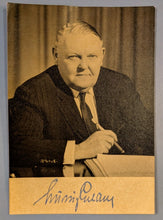 Load image into Gallery viewer, Ludwig Erhard Signed Photo – West German Chancellor, Wirtschaftswunder Architect

