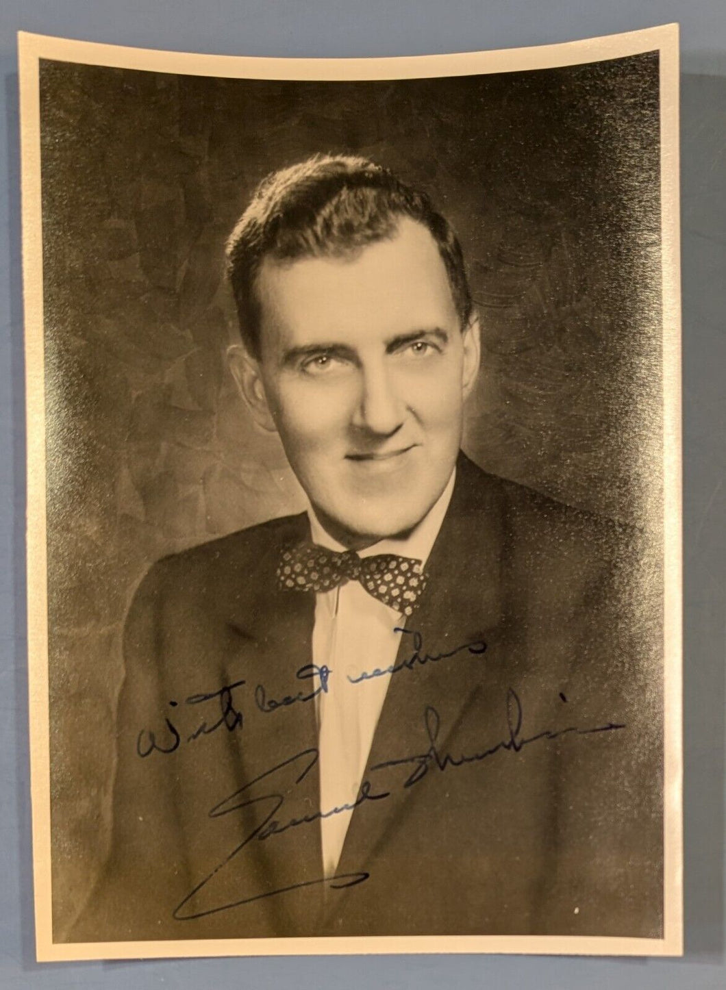 Edmund Muskie Signed Photo - 1959 Maine Senator, Governor, US Secretary of State